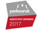 Parkour UK Associate Member 2017 Badge